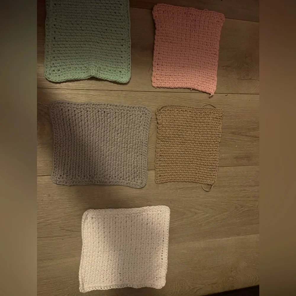 Wash cloth cute and yarn
